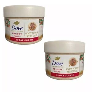 2 Dove Holiday Treats Body Scrubs- Sugar Cookie